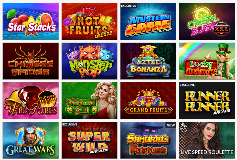 Fruits4Real Casino Games