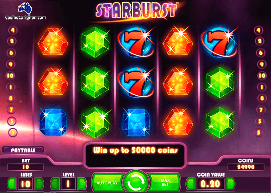 Starburst pokie